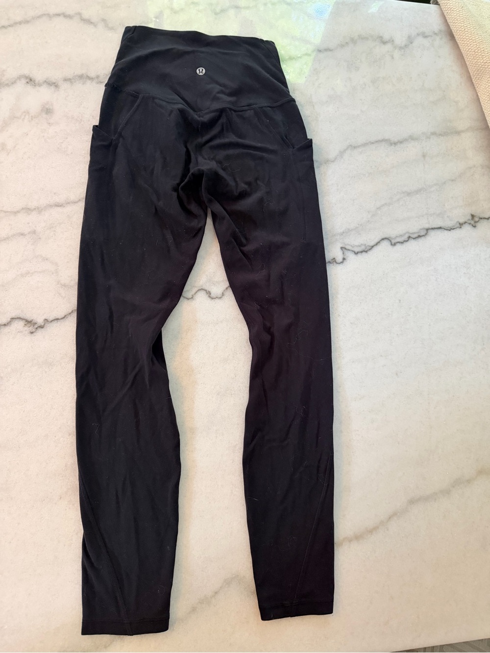 lululemon Black High-Rise Leggings with Side Pockets